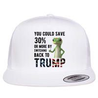 You Could Save More By Switching Back To Trump Funny Flatbill Hat