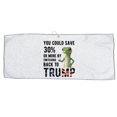 You Could Save More By Switching Back To Trump Funny Large Microfiber Waffle Golf Towel
