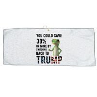 You Could Save More By Switching Back To Trump Funny Large Microfiber Waffle Golf Towel