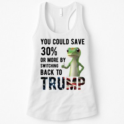 You Could Save More By Switching Back To Trump Funny Womens Tank Top