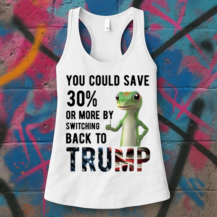 You Could Save More By Switching Back To Trump Funny Womens Tank Top