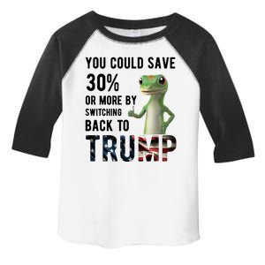 You Could Save More By Switching Back To Trump Funny Toddler Fine Jersey T-Shirt