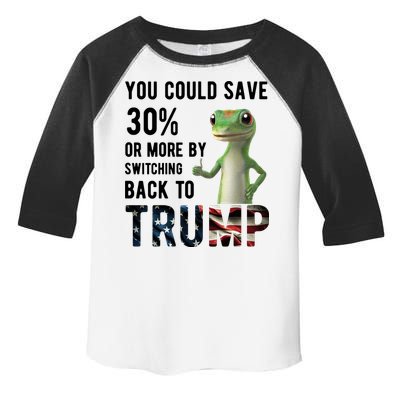 You Could Save More By Switching Back To Trump Funny Toddler Fine Jersey T-Shirt