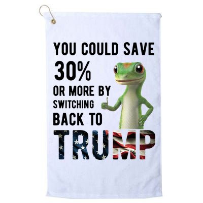 You Could Save More By Switching Back To Trump Funny Golf Towel