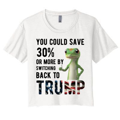 You Could Save More By Switching Back To Trump Funny Crop Top