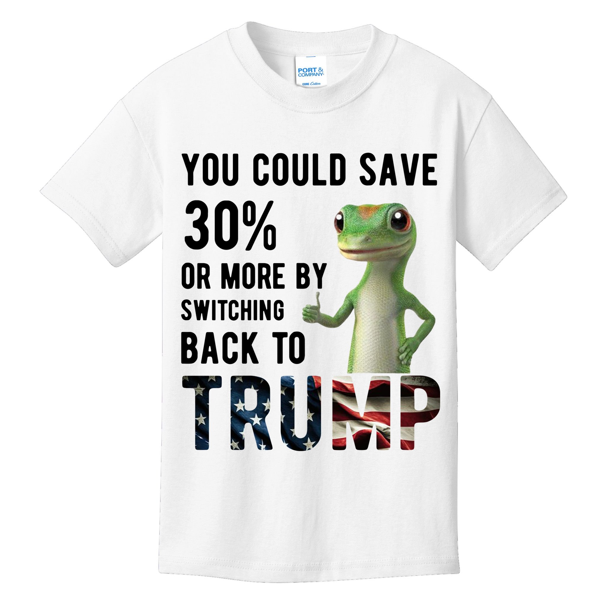 You Could Save More By Switching Back To Trump Funny Kids T-Shirt