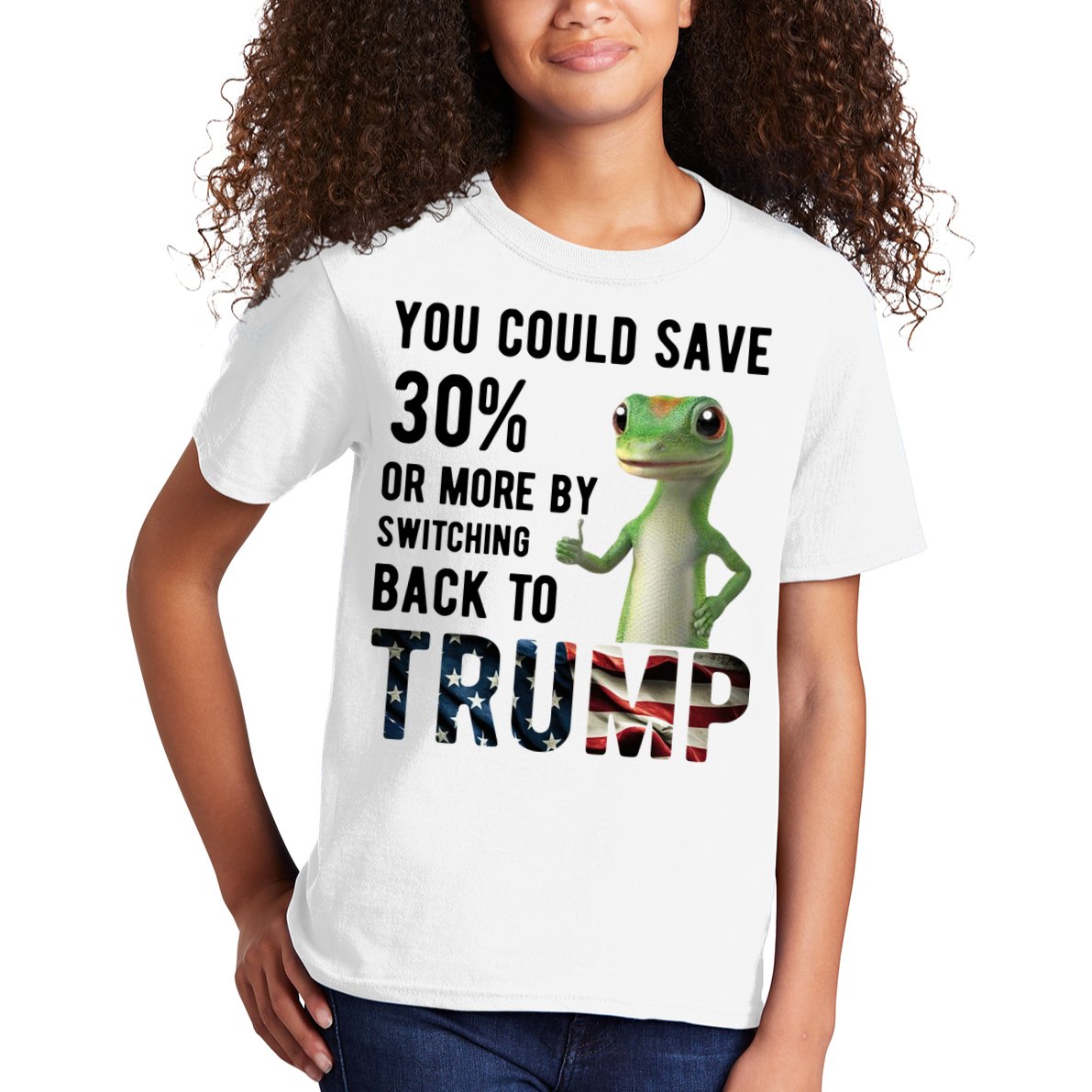 You Could Save More By Switching Back To Trump Funny Kids T-Shirt