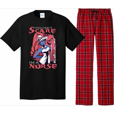 You Cant Scare Me Im A Nurse Gift Pajama Set