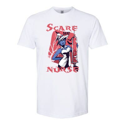 You Cant Scare Me Im A Nurse Gift Softstyle CVC T-Shirt