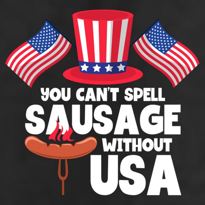 You Cant Spell Sausage Without Usa 4th Of July Gift Cool Comfort Performance Bucket Hat