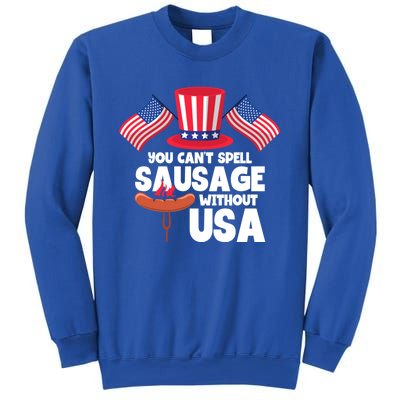 You Cant Spell Sausage Without Usa 4th Of July Gift Sweatshirt