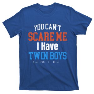 You CanT Scare Me I Have Twin Mom Dad Ice Hockey Gift Funny Gift T-Shirt