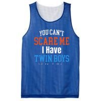 You CanT Scare Me I Have Twin Mom Dad Ice Hockey Gift Funny Gift Mesh Reversible Basketball Jersey Tank