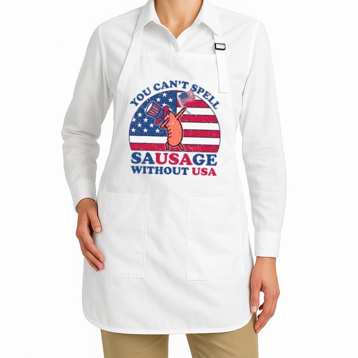 You Can’T Spell Sausage Without Usa 4th Of July Apron