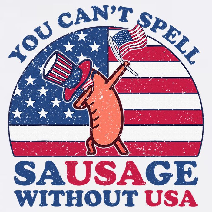 You Can’T Spell Sausage Without Usa 4th Of July Apron