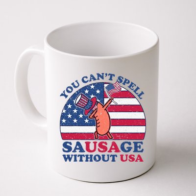 You Can’T Spell Sausage Without Usa 4th Of July Mug