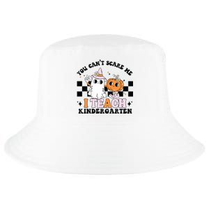 You Cant Scare Me I Teach Kindergarten Retro Halloween Ghost Cool Comfort Performance Bucket Hat