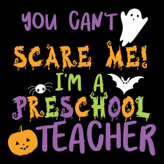 You Cant Scare Me Im A Preschool Teacher Cooling Performance Crew T-Shirt