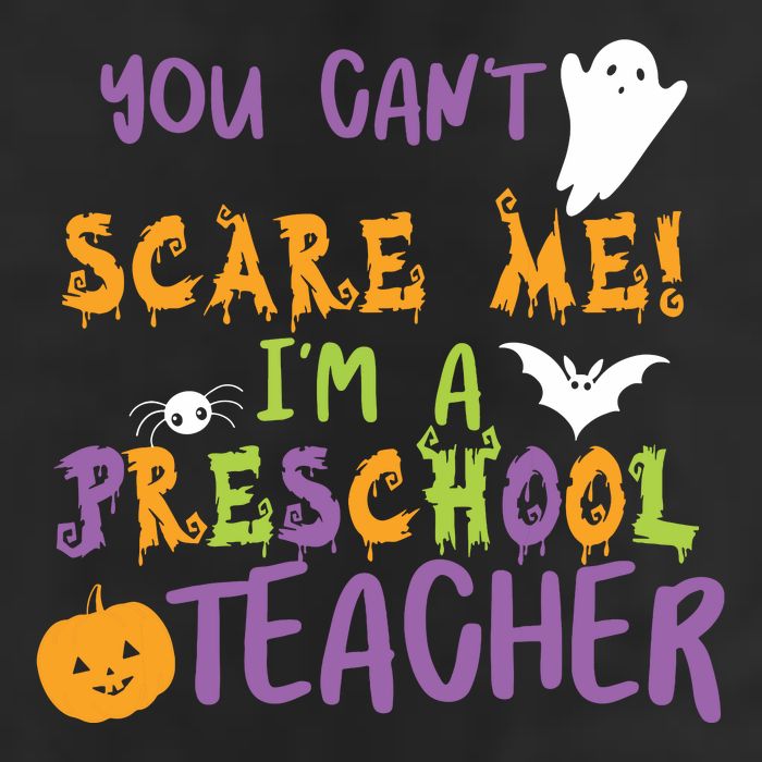 You Cant Scare Me Im A Preschool Teacher Adult Drive Performance Visor