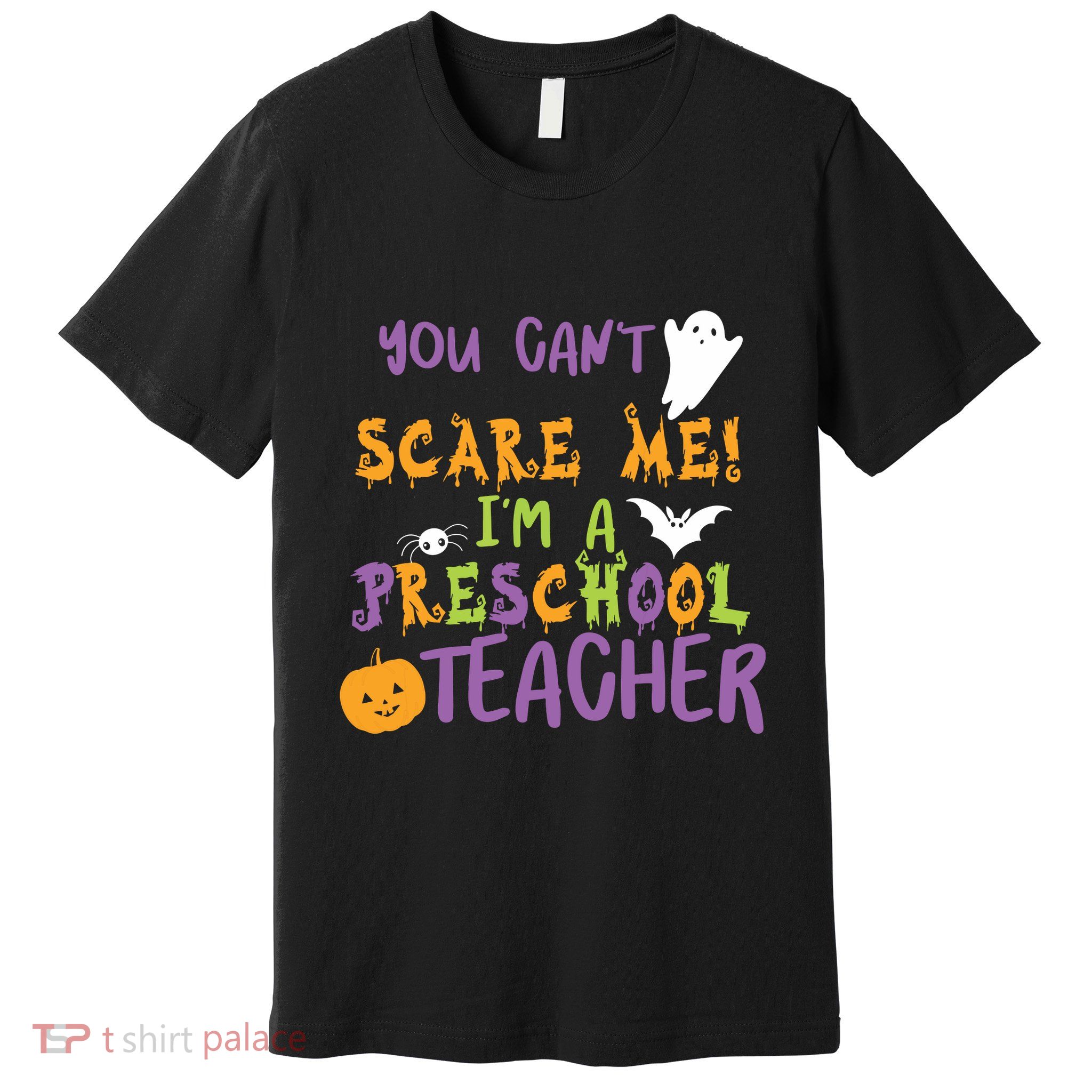 You Cant Scare Me Im A Preschool Teacher Premium T-Shirt