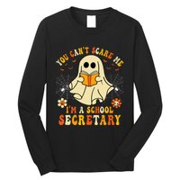 You CanT Scare Me IM A School Secretary Halloween Candy Long Sleeve Shirt