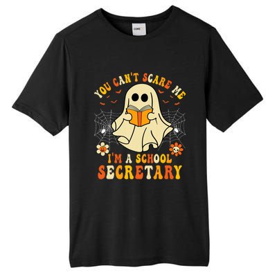 You CanT Scare Me IM A School Secretary Halloween Candy Tall Fusion ChromaSoft Performance T-Shirt