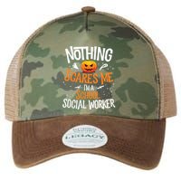 You Cannot Scare Me Im A Middle School Social Worker Legacy Tie Dye Trucker Hat