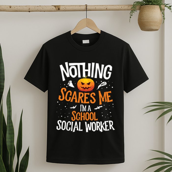 You Cannot Scare Me Im A Middle School Social Worker T-Shirt