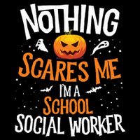 You Cannot Scare Me Im A Middle School Social Worker 7-Panel Snapback Hat