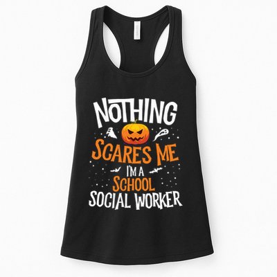 You Cannot Scare Me Im A Middle School Social Worker Womens Tank Top