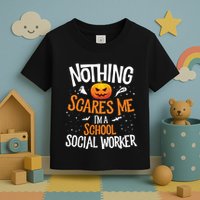 You Cannot Scare Me Im A Middle School Social Worker Toddler T-Shirt