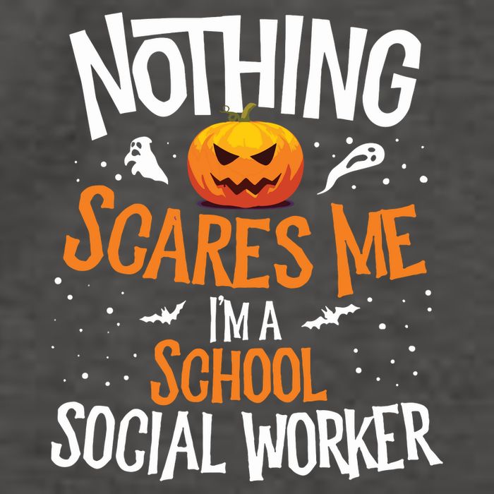 You Cannot Scare Me Im A Middle School Social Worker Vector Backpack