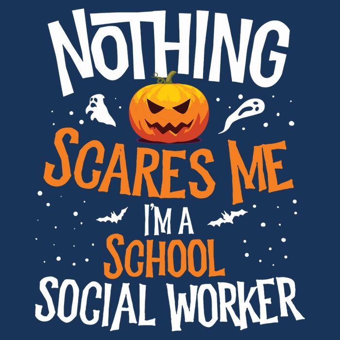 You Cannot Scare Me Im A Middle School Social Worker Infant Baby Jersey Bodysuit