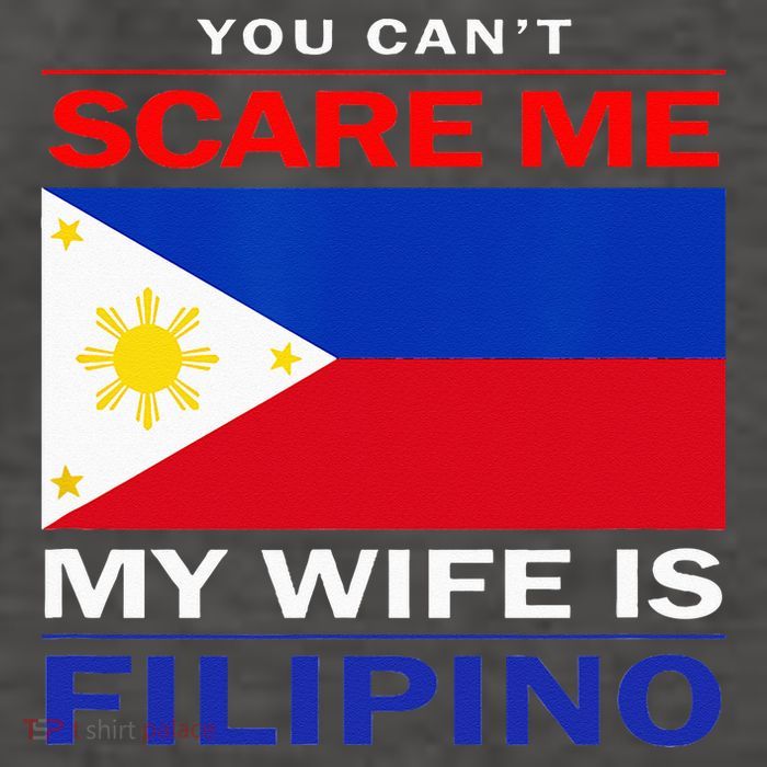 You Cant Scare Me My Wife Is Filipino Funny Husbands Vector Backpack