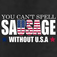 You Can't Spell Sausage Without USA Funny 25L Jumbo Tote