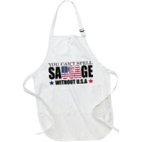 You Can't Spell Sausage Without USA Funny Apron