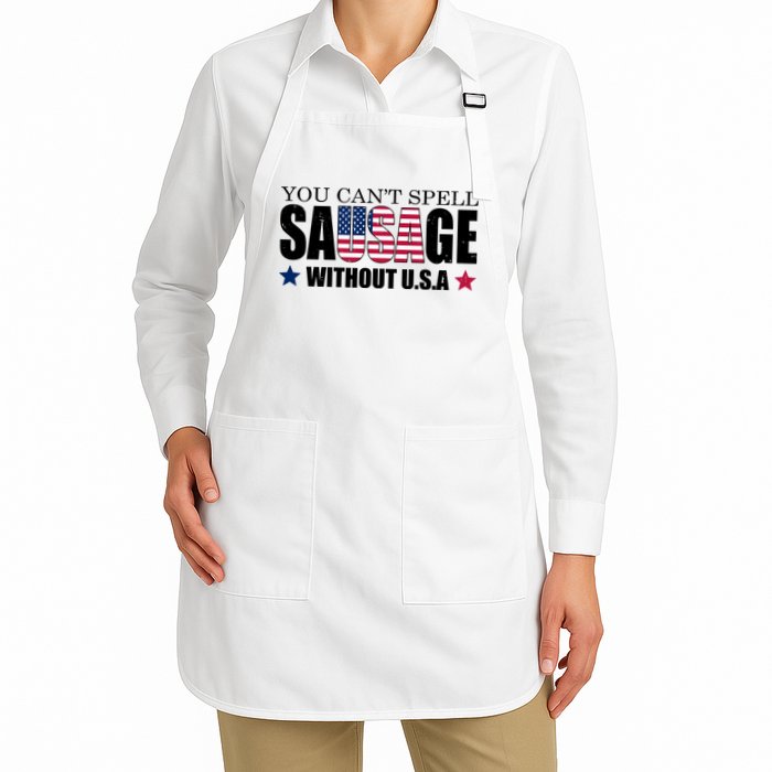 You Can't Spell Sausage Without USA Funny Apron