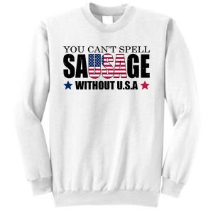 You Can't Spell Sausage Without USA Funny Sweatshirt