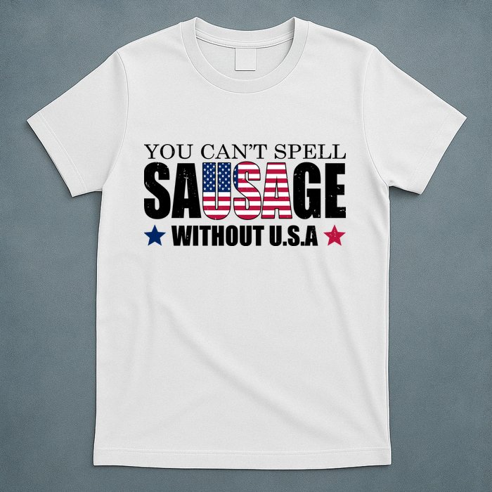 You Can't Spell Sausage Without USA Funny T-Shirt