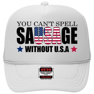 You Can't Spell Sausage Without USA Funny Trucker Hat