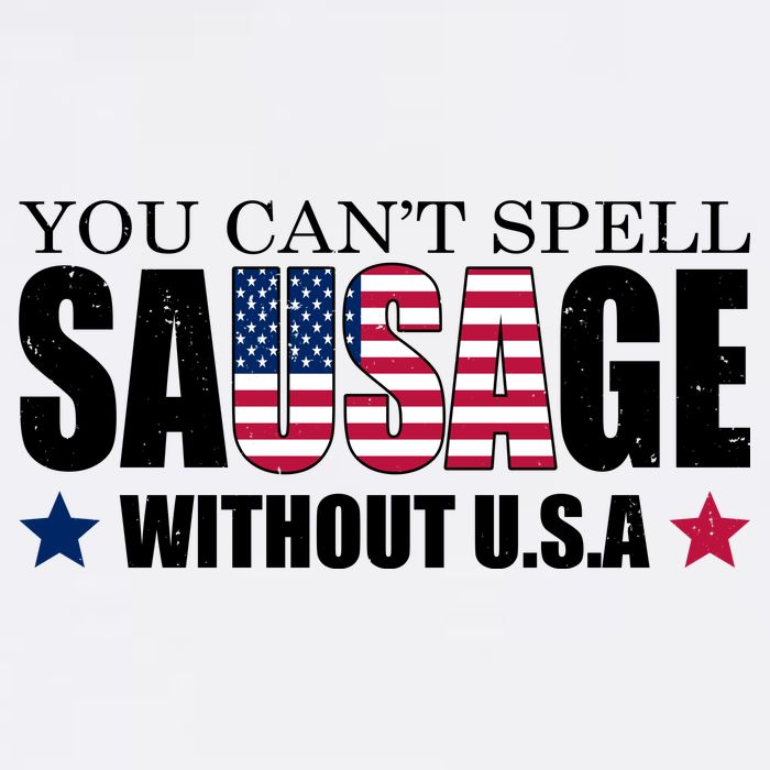 You Can't Spell Sausage Without USA Funny Golf Towel