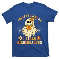 You CanT Scare Me I Teach Kindergarten Halloween Teacher Funny Gift T-Shirt