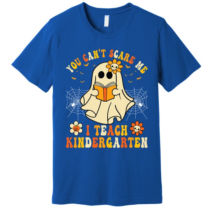 You CanT Scare Me I Teach Kindergarten Halloween Teacher Funny Gift Premium T-Shirt