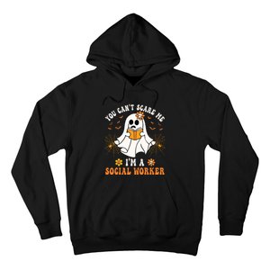 You Cant Scare Me Im A School Social Worker Halloween Hoodie