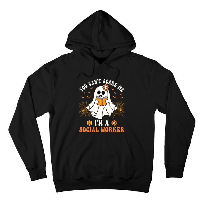 You Cant Scare Me Im A School Social Worker Halloween Hoodie