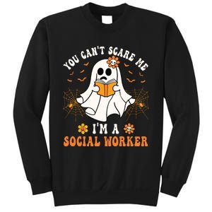 You Cant Scare Me Im A School Social Worker Halloween Sweatshirt