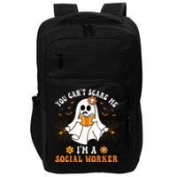 You Cant Scare Me Im A School Social Worker Halloween Impact Tech Backpack