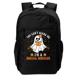 You Cant Scare Me Im A School Social Worker Halloween Daily Commute Backpack