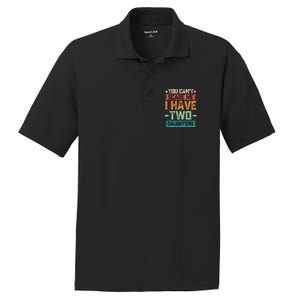 You Can't Scare Me I Have Two Daughters Father's Day Gift  PosiCharge RacerMesh Polo