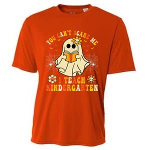 You CanT Scare Me I Teach Kindergarten Halloween Teacher Funny Gift Cooling Performance Crew T-Shirt